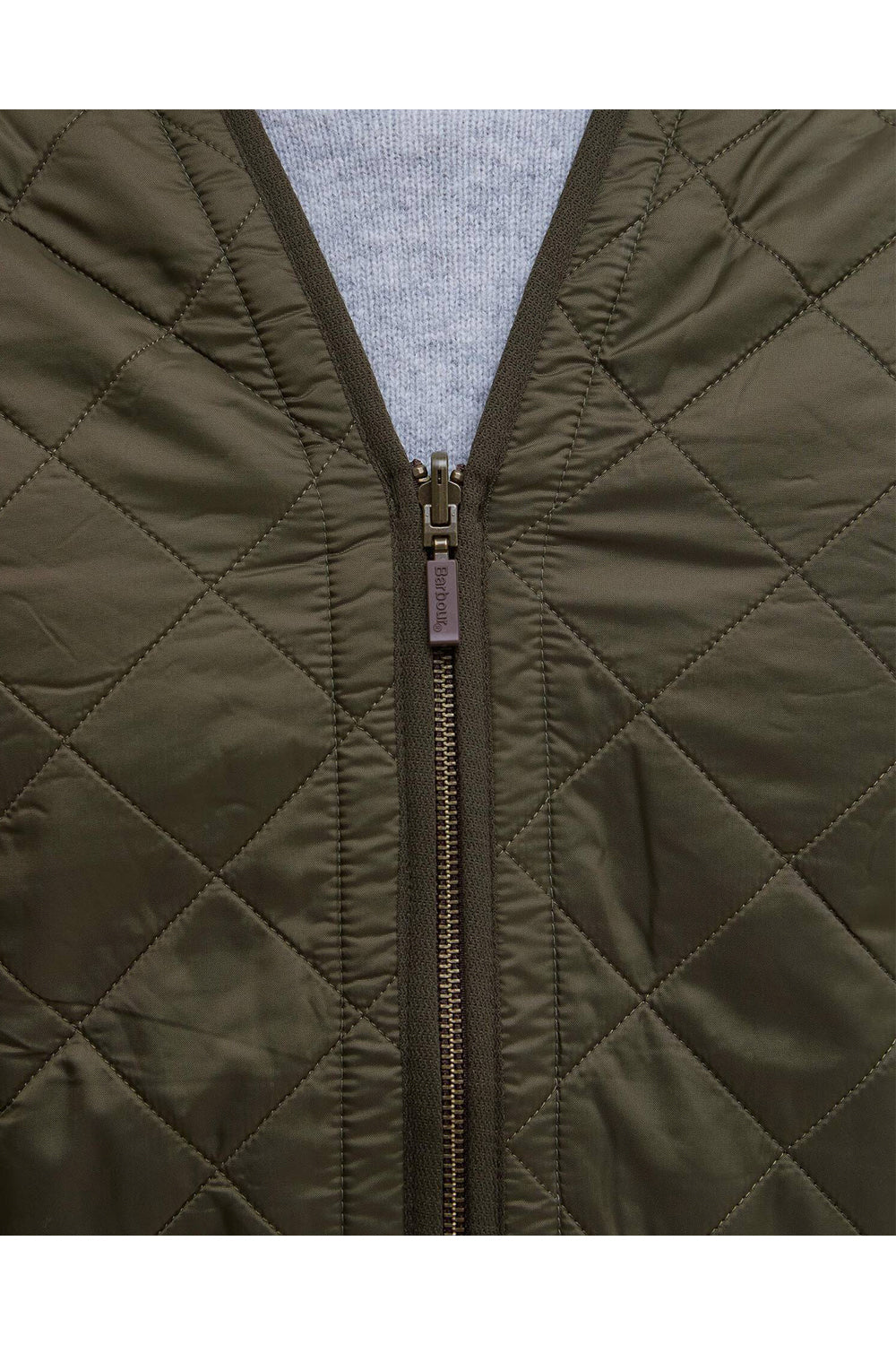 BARBOUR Gilet trapuntato/fodera con zip Polarquilt