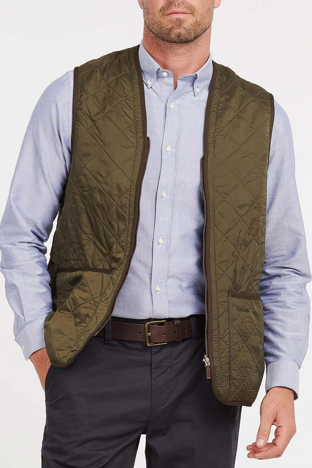 BARBOUR Gilet trapuntato/fodera con zip Polarquilt Uncategorized BARBOUR