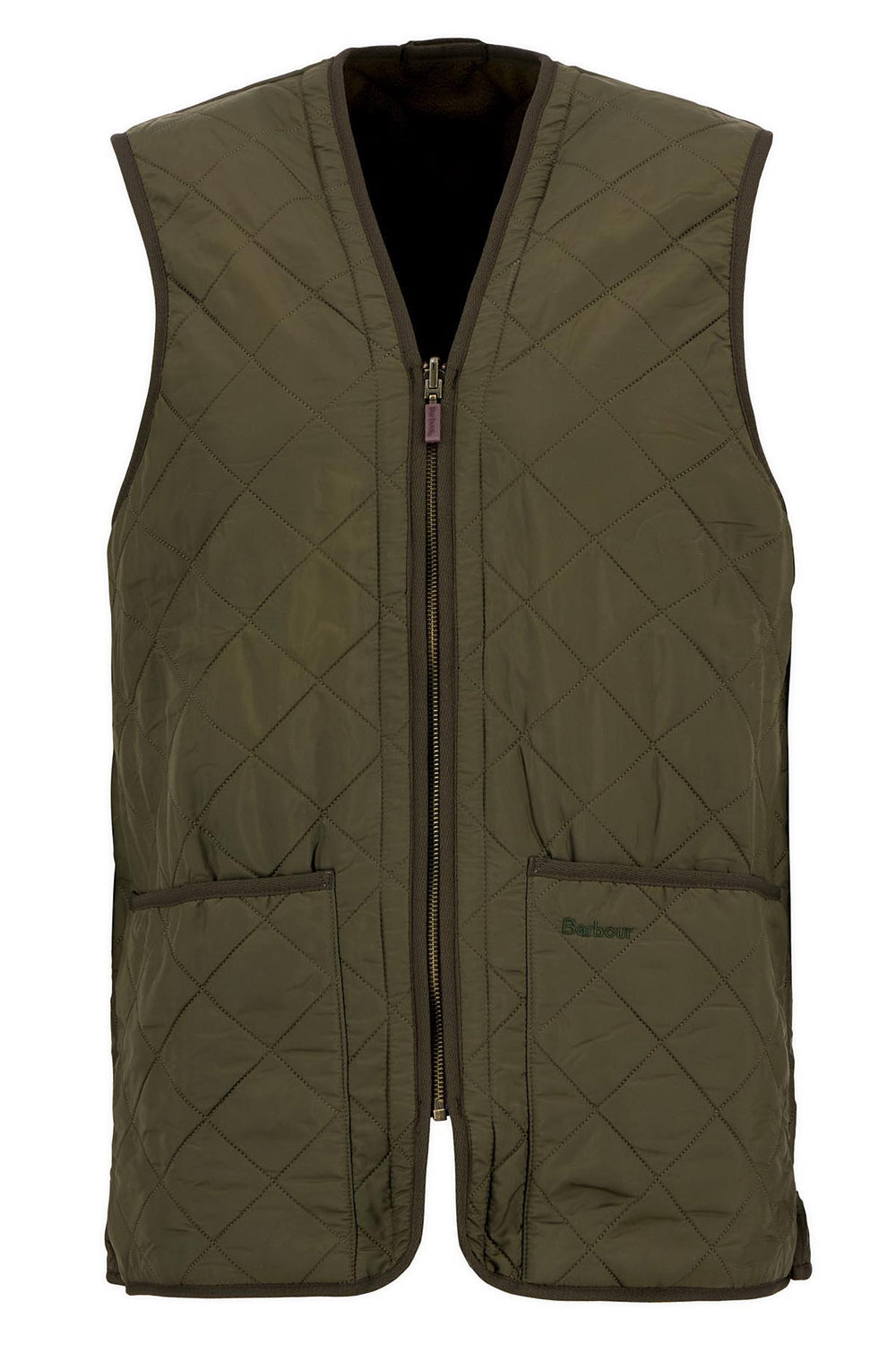 BARBOUR Gilet trapuntato/fodera con zip Polarquilt