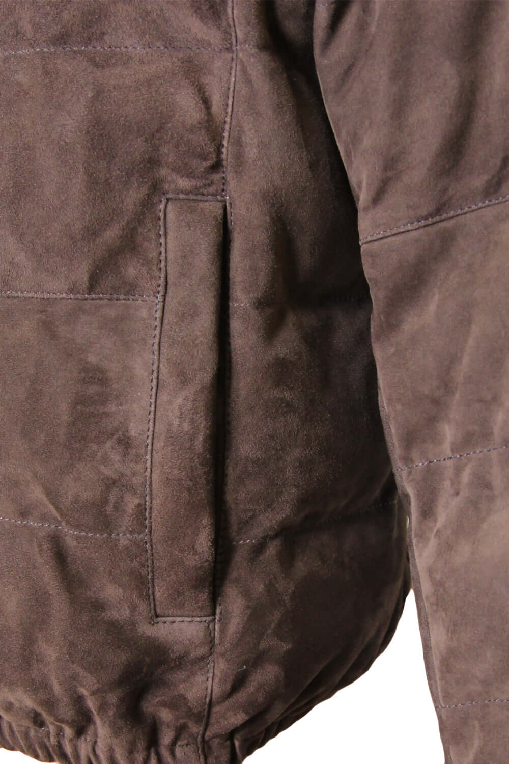 D'AMICO Bomber in pelle scamosciata Uncategorized D'AMICO