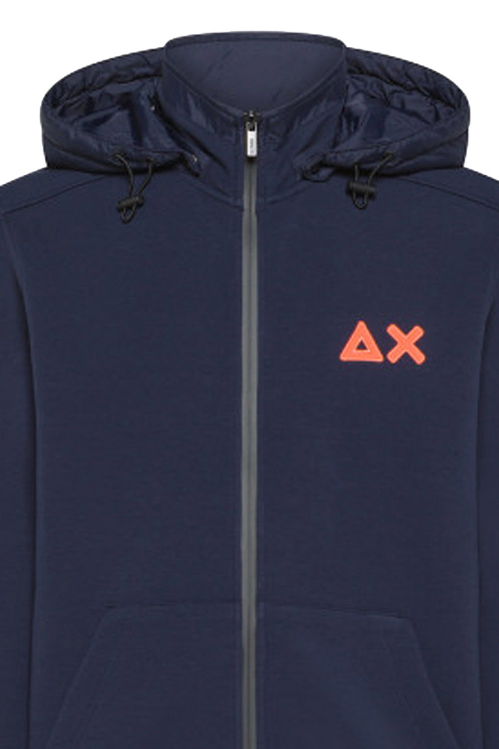 SUN68 Giacca bomber in nylon e cotone con cappuccio e zip Uncategorized SUN 68