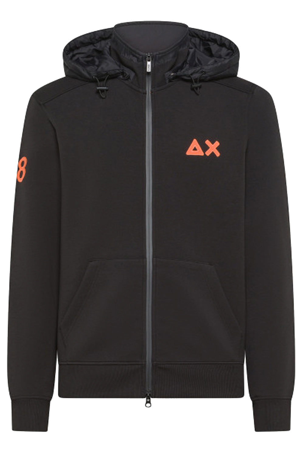 SUN68 Giacca bomber in nylon e cotone con cappuccio e zip Uncategorized SUN 68