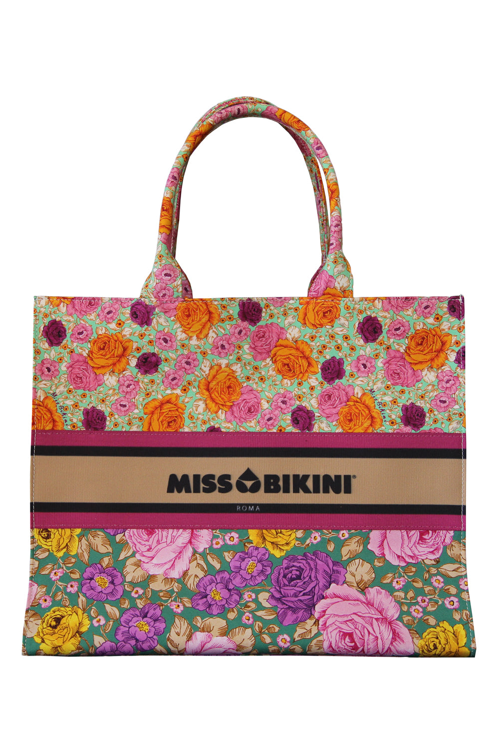 MISSBIKINI Borsa grande in canvas