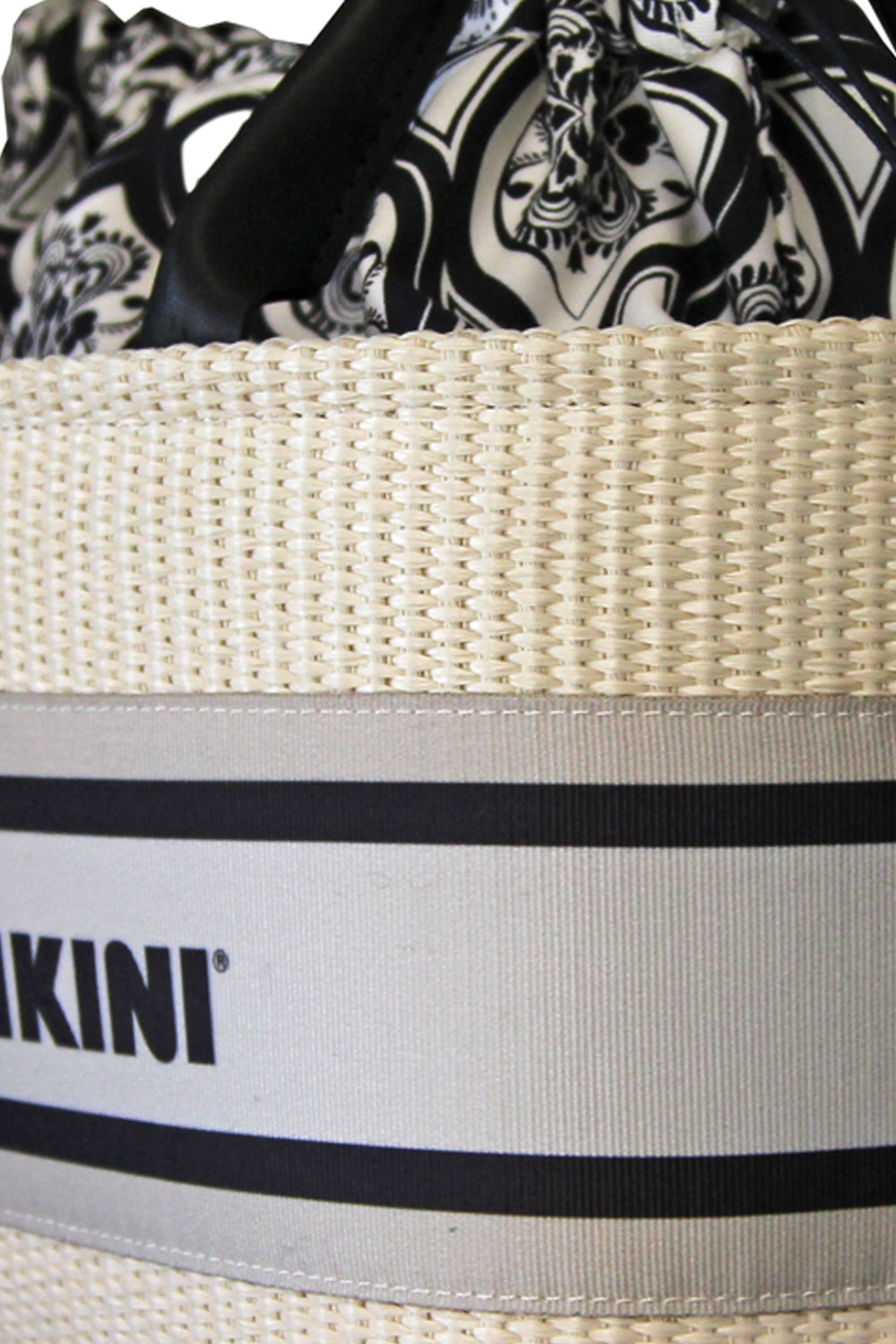 MISSBIKINI Borsa in paglia con fascia logo Handbags MISSBIKINI