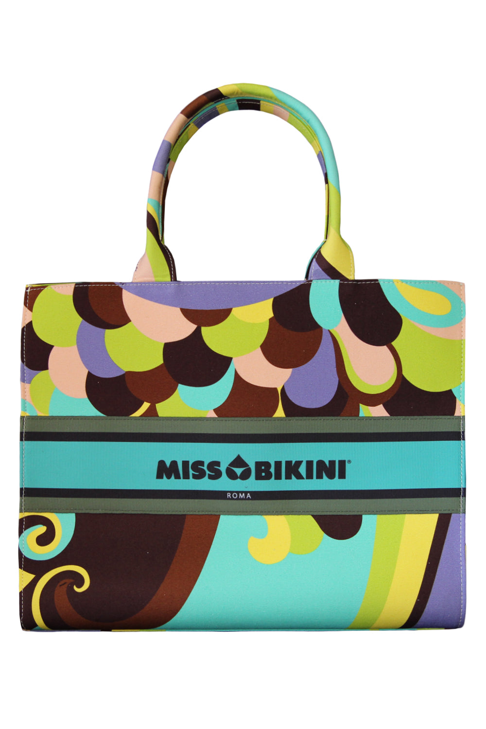 MISSBIKINI Borsa grande in canvas