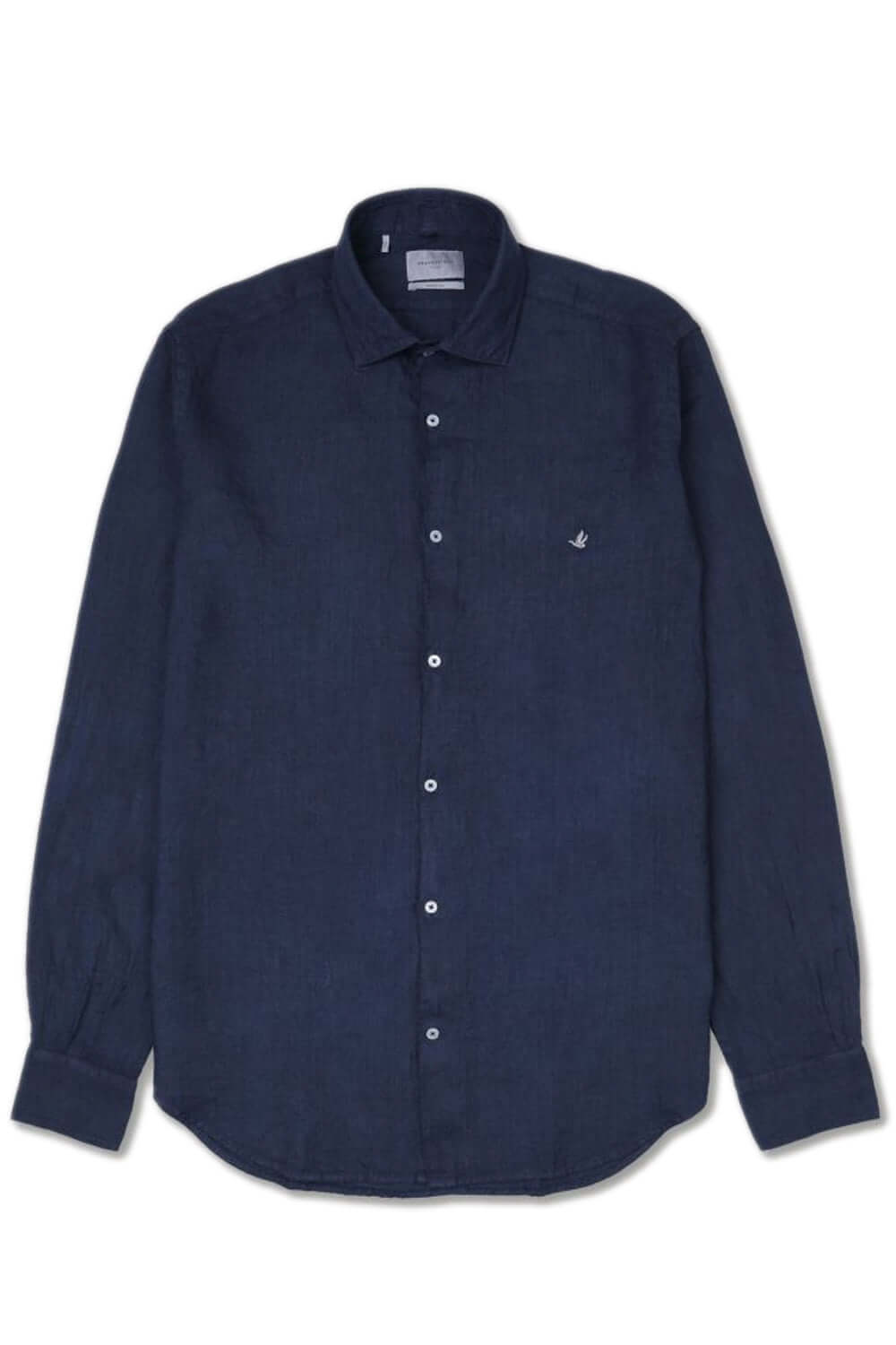 BROOKSFIELD Camicia slim fit in lino Uncategorized BROOKSFIELD