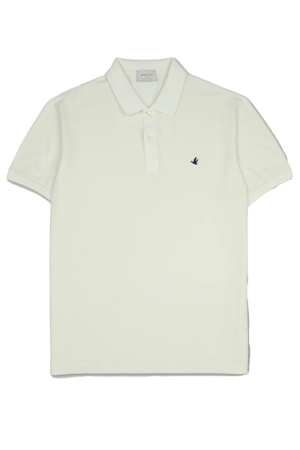 BROOKSFIELD Polo in piquet di cotone con logo ricamato