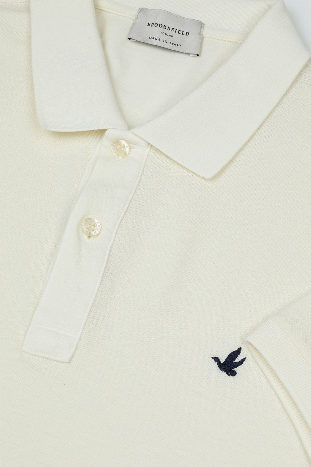 BROOKSFIELD Polo in piquet di cotone con logo ricamato