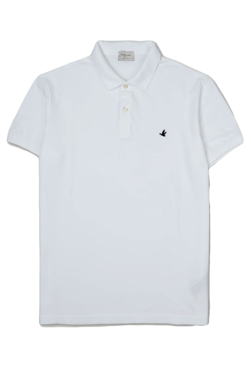 BROOKSFIELD Polo in piquet di cotone con logo ricamato
