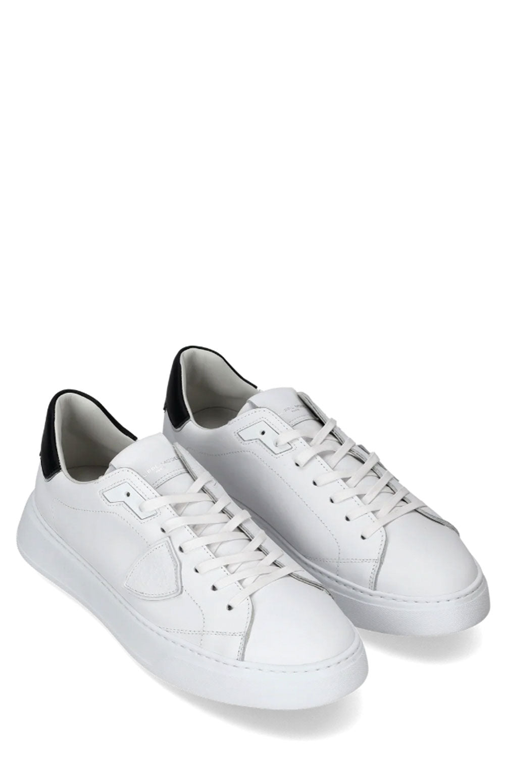 PHILIPPE MODEL Sneaker bassa Temple uomo bianco e nero