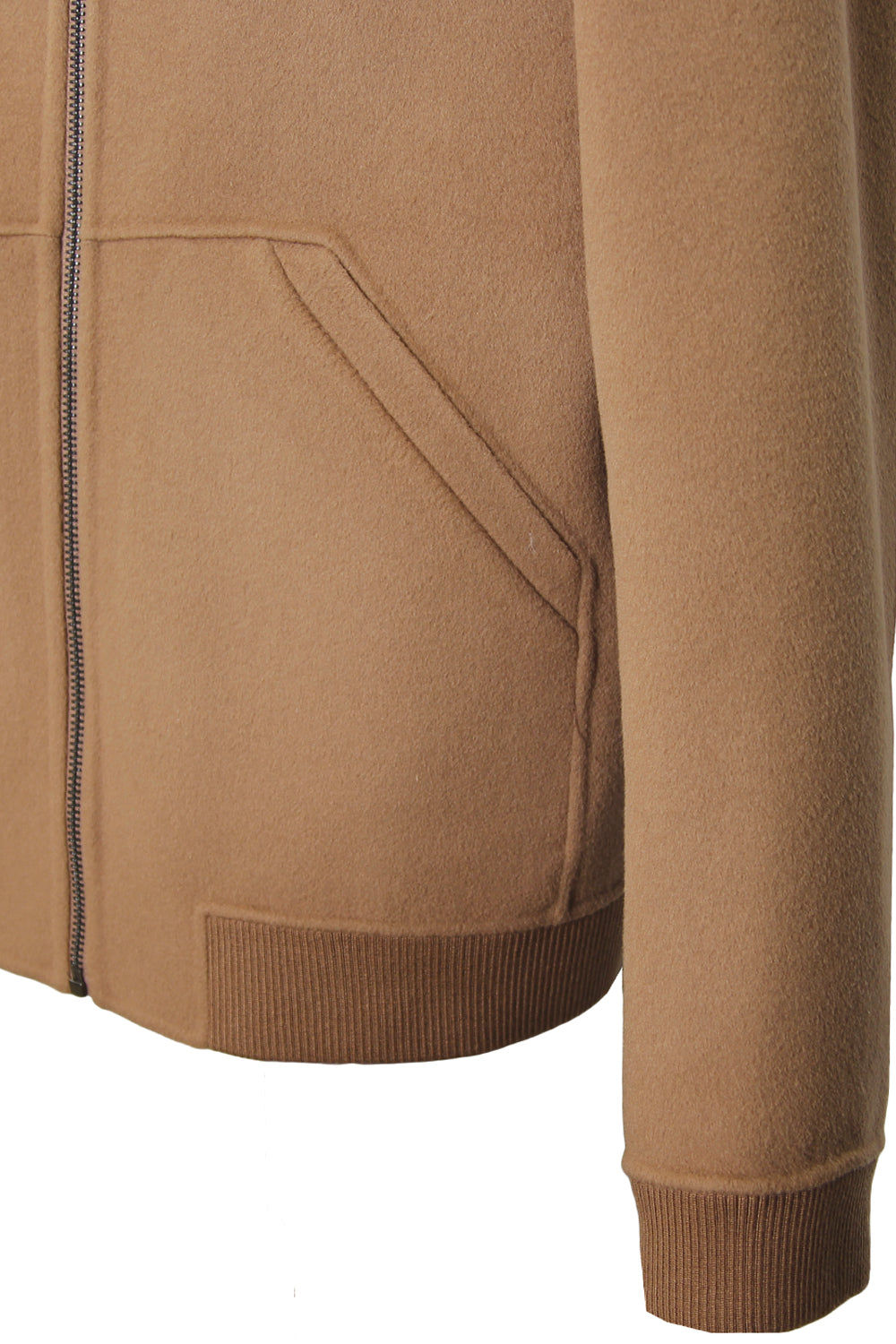 AMARANTO Giubbotto caban in panno