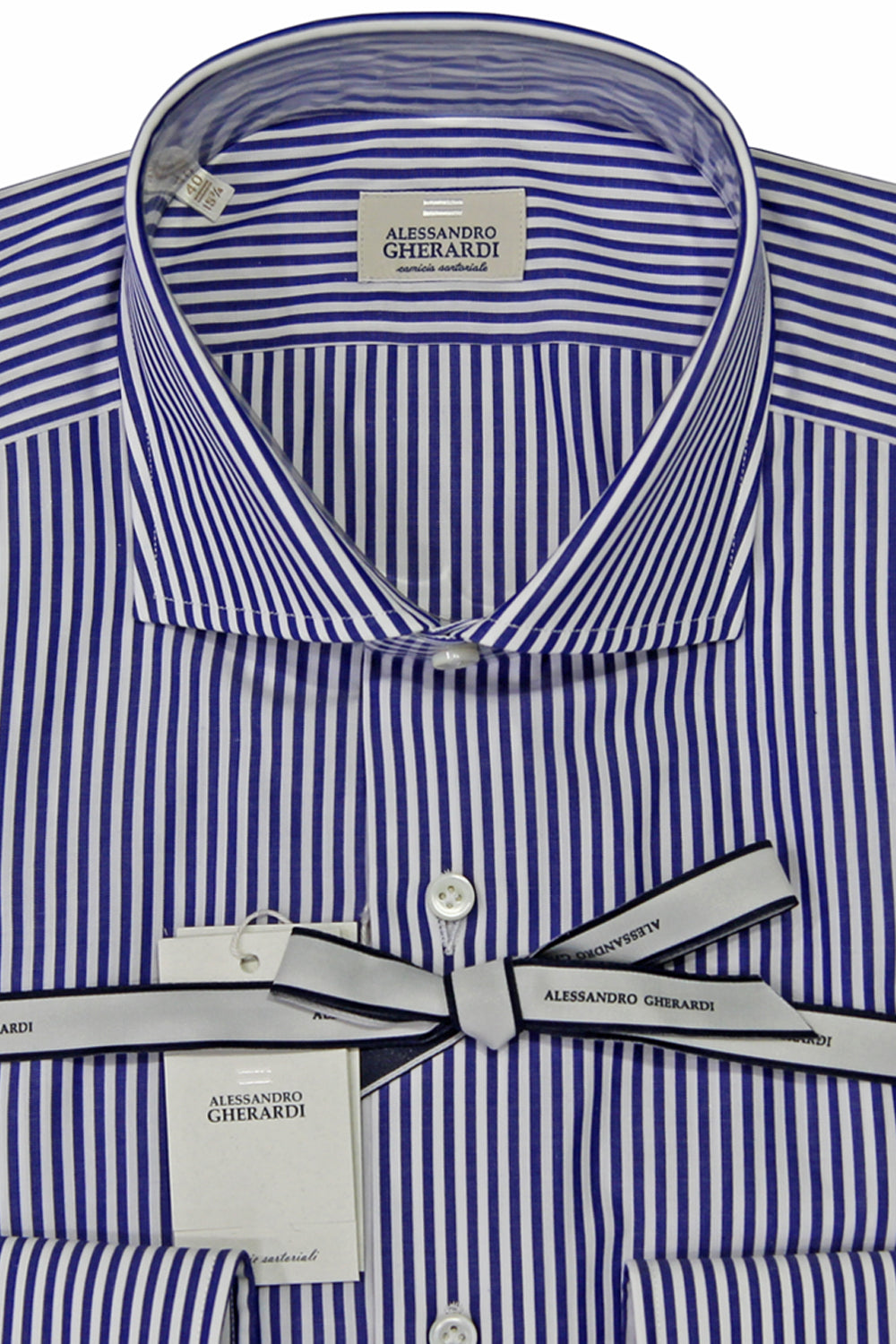 GHERARDI Camicia in cotone millerighe GHERARDI