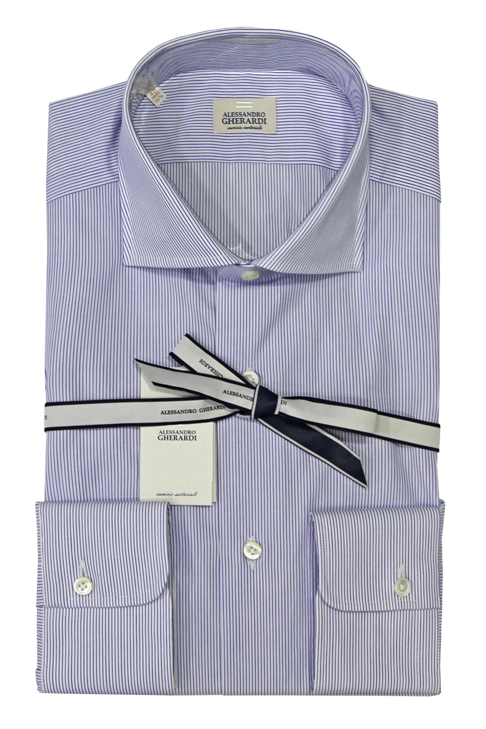 GHERARDI Camicia in cotone millerighe GHERARDI
