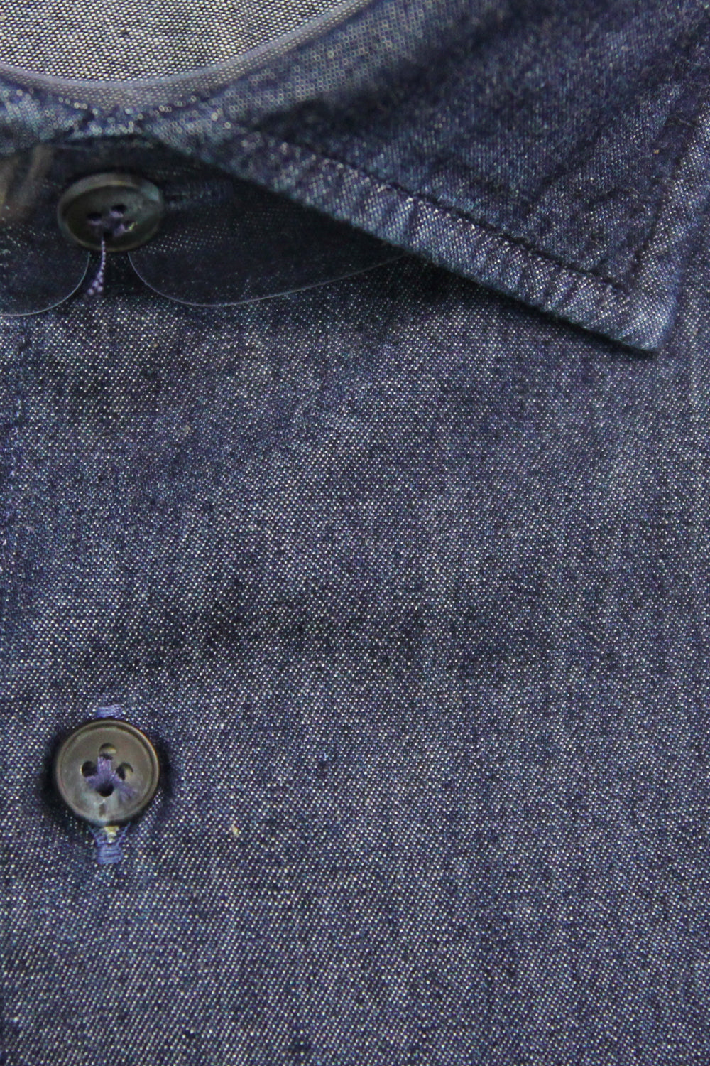 BRANCACCIO Camicia in cotone effetto denim