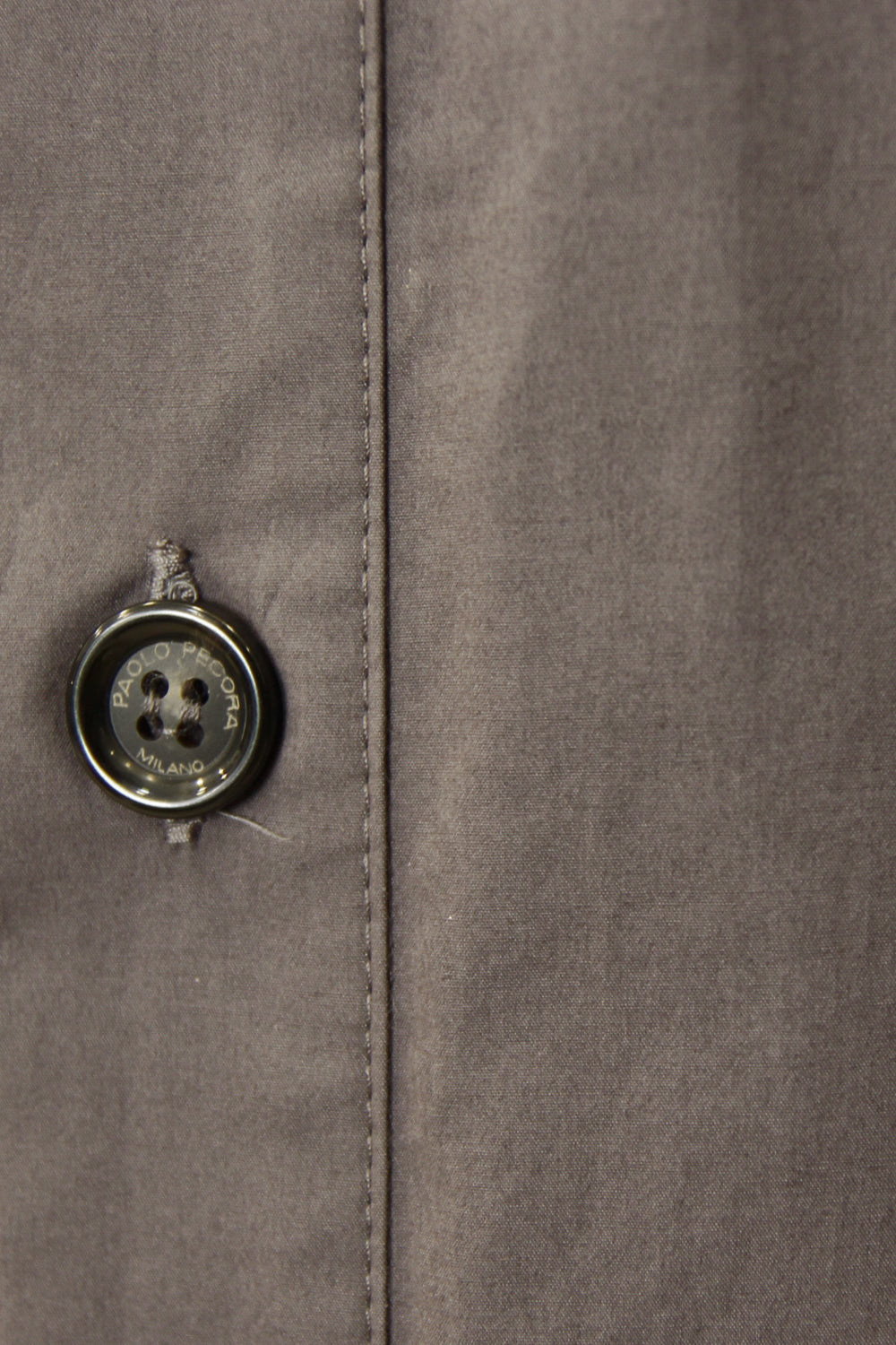 PAOLO PECORA Overshirt in cotone con tasconi PAOLO PECORA