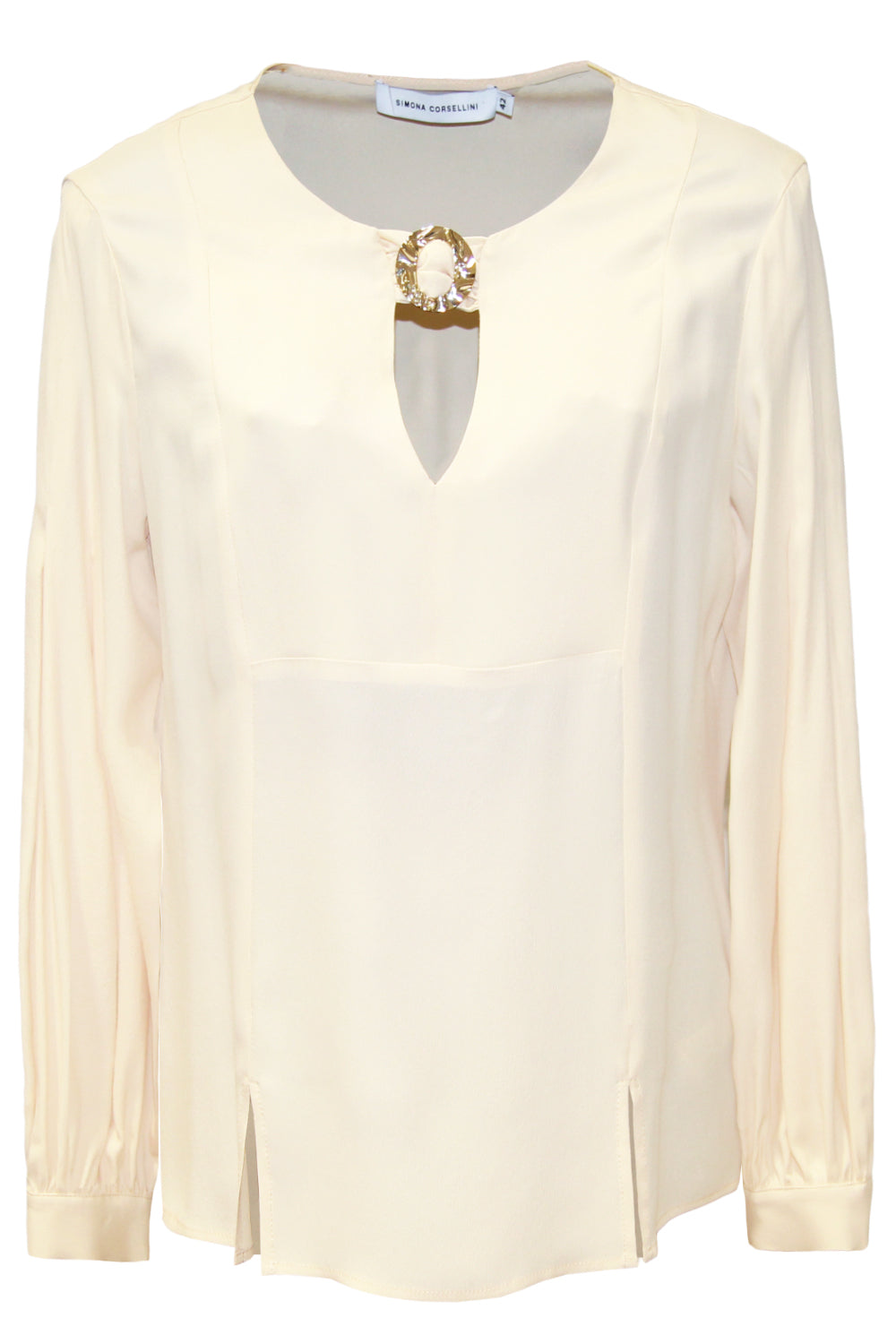 SIMONA CORSELLINI Camicia girocollo con dettaglio cutout SIMONA CORSELLINI