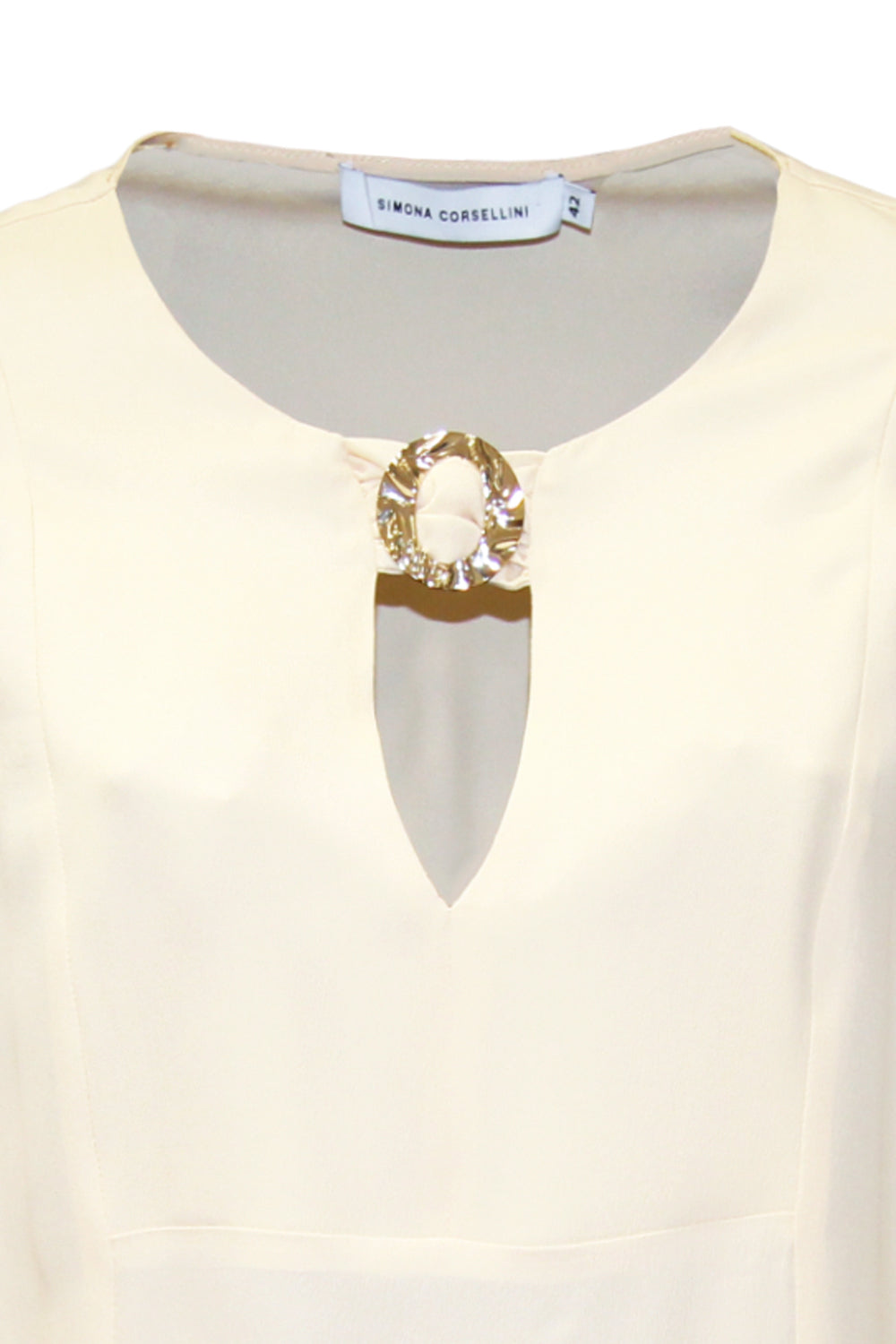 SIMONA CORSELLINI Camicia girocollo con dettaglio cutout SIMONA CORSELLINI