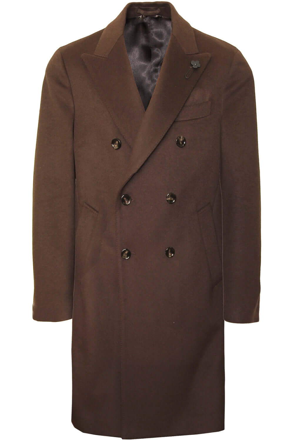 LARDINI Cappotto in lana doppiopetto Uncategorized LARDINI