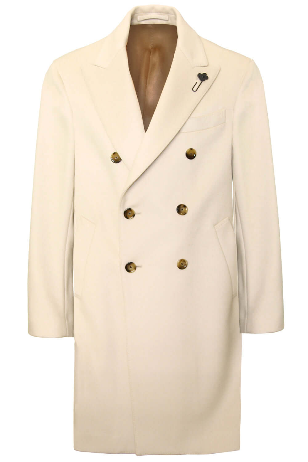 LARDINI Cappotto in lana doppiopetto Uncategorized LARDINI
