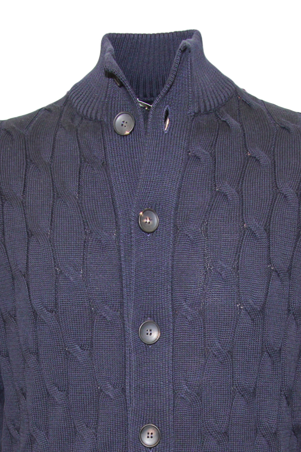 FILIPPO DE LAURENTIIS Cardigan in filo a trecce