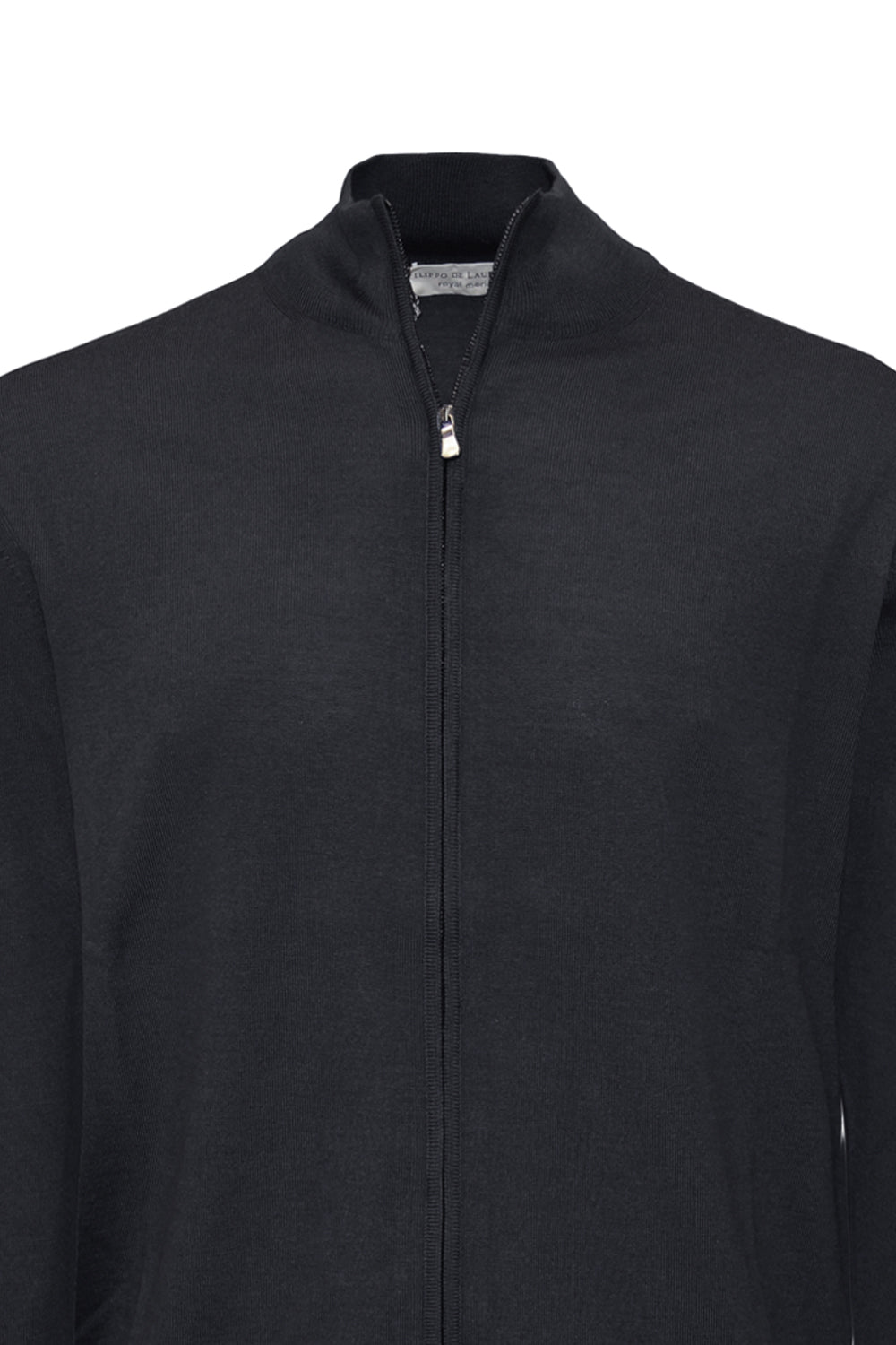 FILIPPO DE LAURENTIIS Cardigan in lana con zip FILIPPO DE LAURENTIIS