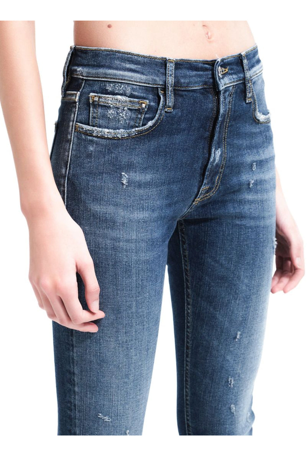CYCLE Jeans Body slim high rise medium vintage used and row edge CYCLE