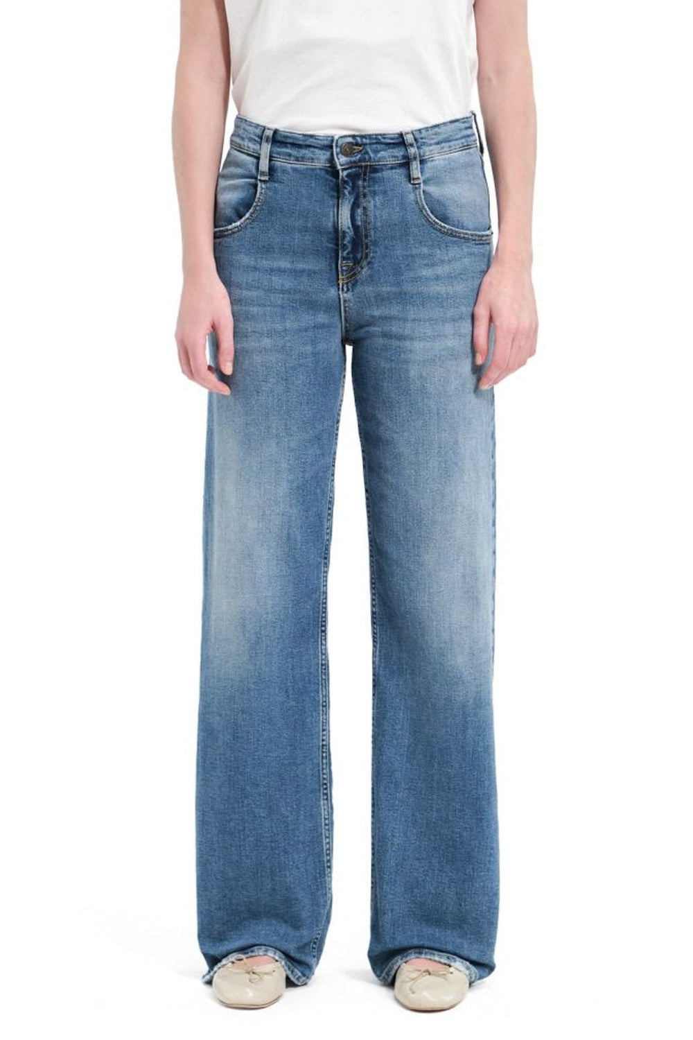 CYCLE Jeans Diana mid rise volume straight leg CYCLE