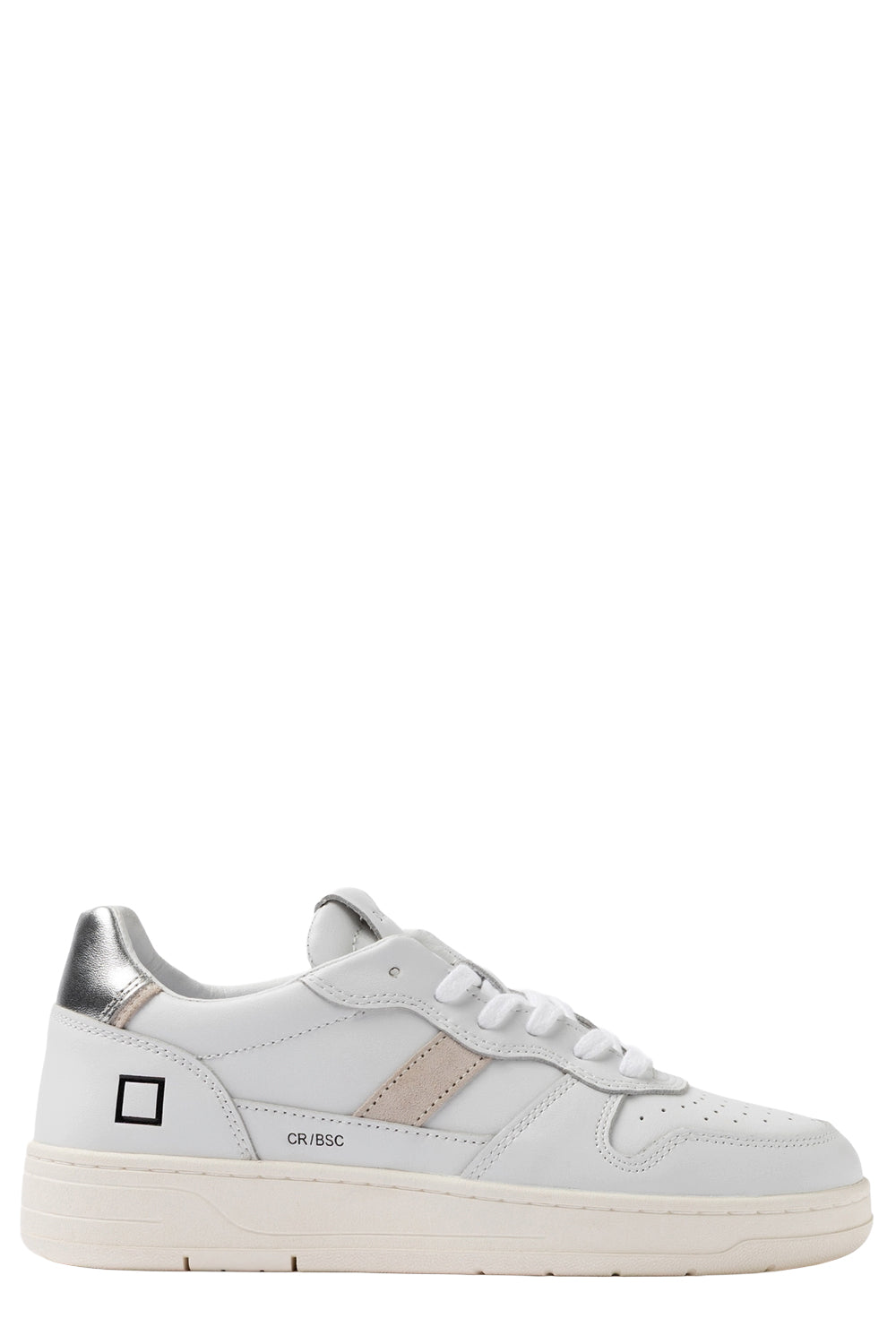 D.A.T.E. Scarpe Court 2.0 Basic White Silver