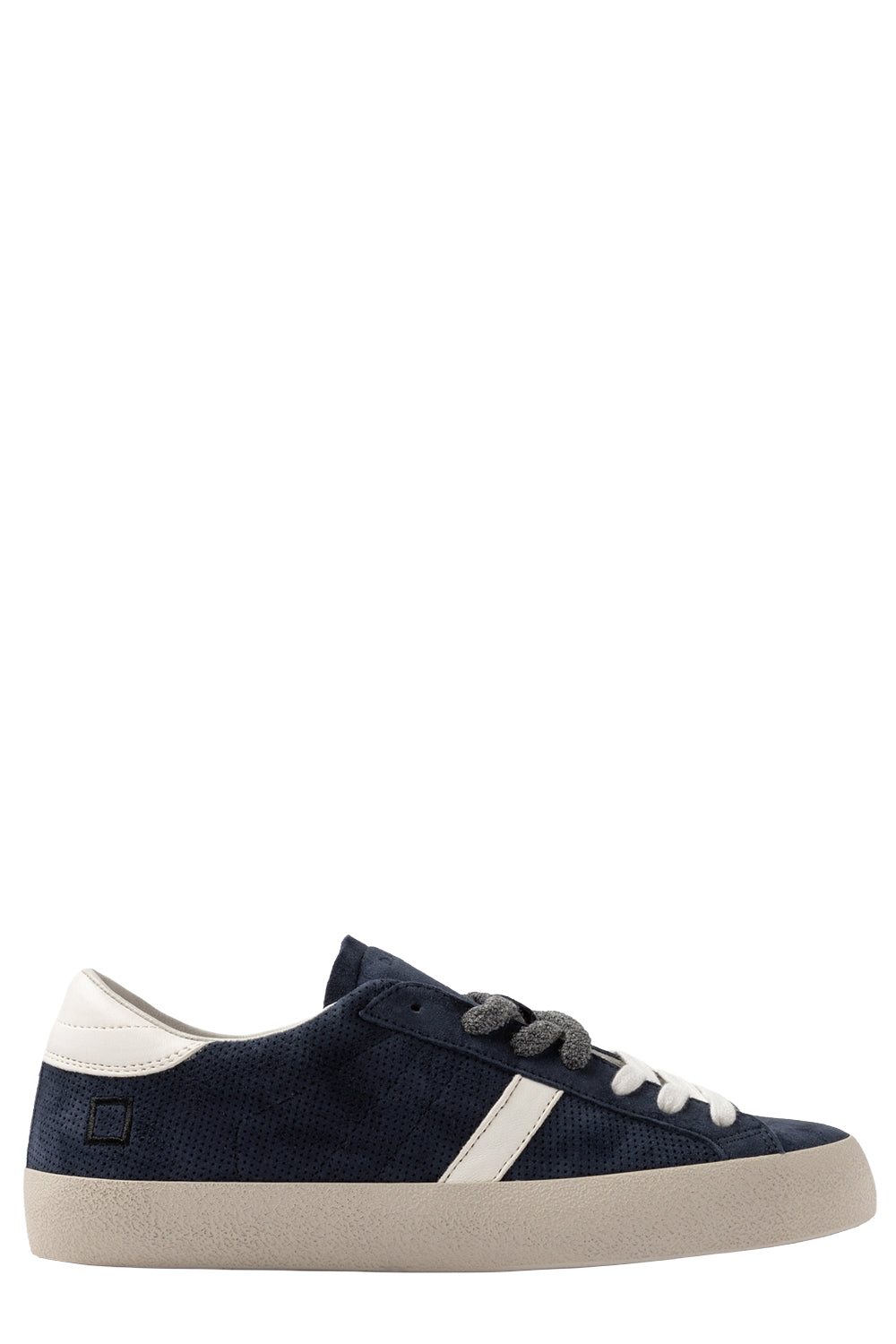 D.A.T.E. Scarpe Hill Low Perforated Blue
