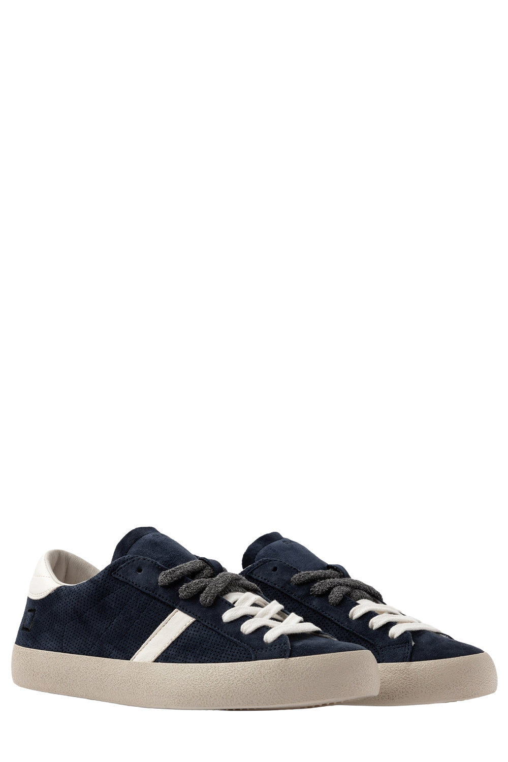 D.A.T.E. Scarpe Hill Low Perforated Blue