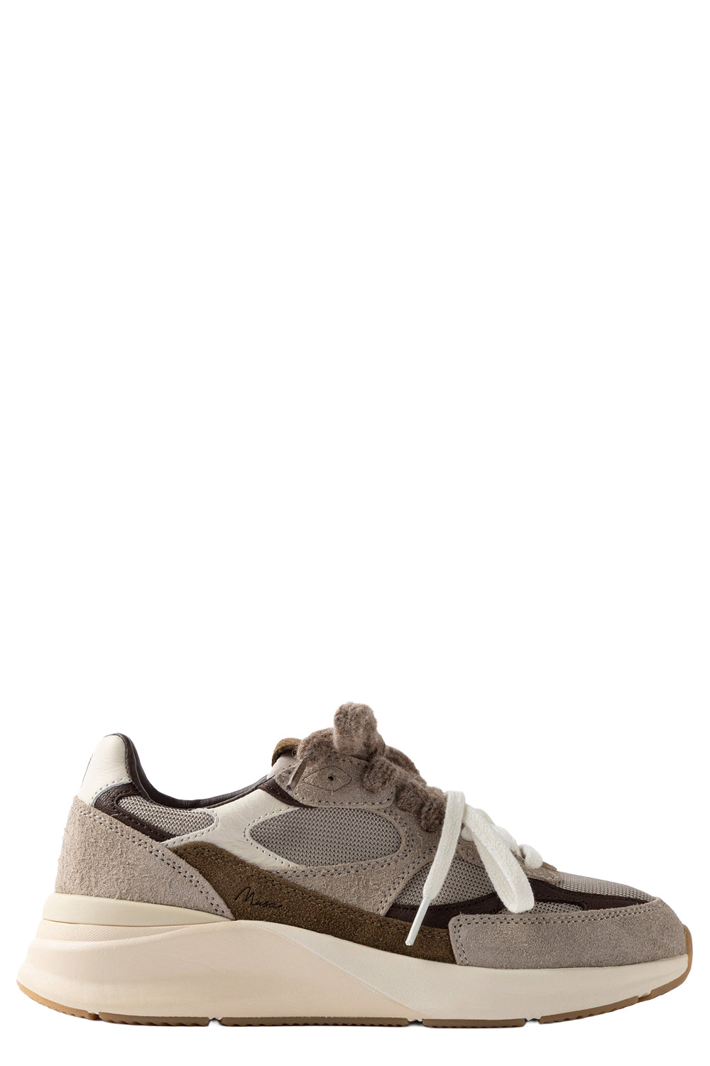 D.A.T.E. Sneakers Musa Mono in taupe