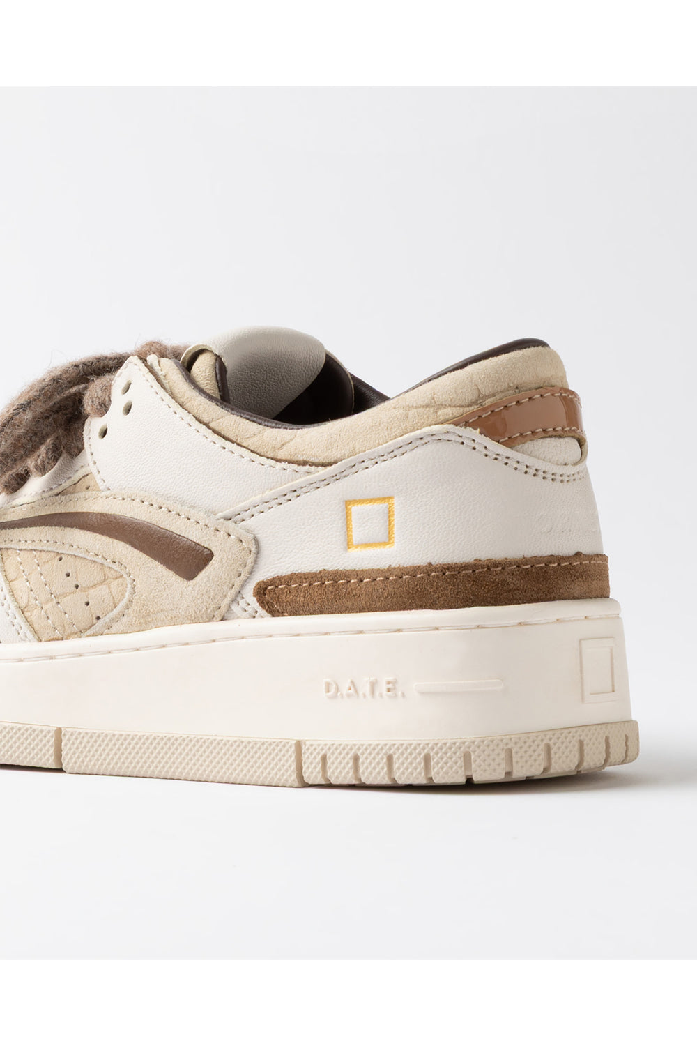 D.A.T.E. Sneakers Torneo Cocco in beige