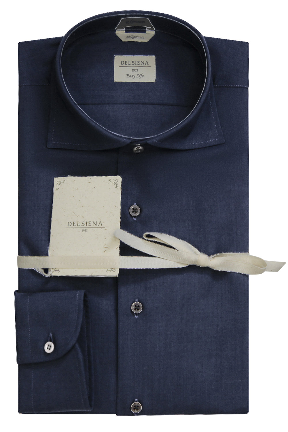 DEL SIENA Camicia in fresco lana DEL SIENA