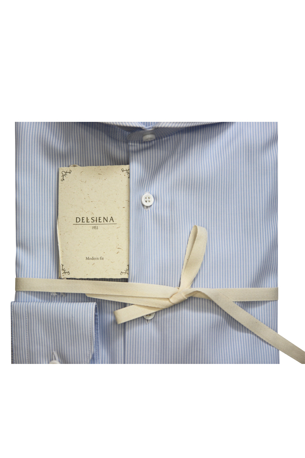 DEL SIENA Camicia in cotone microriga DEL SIENA