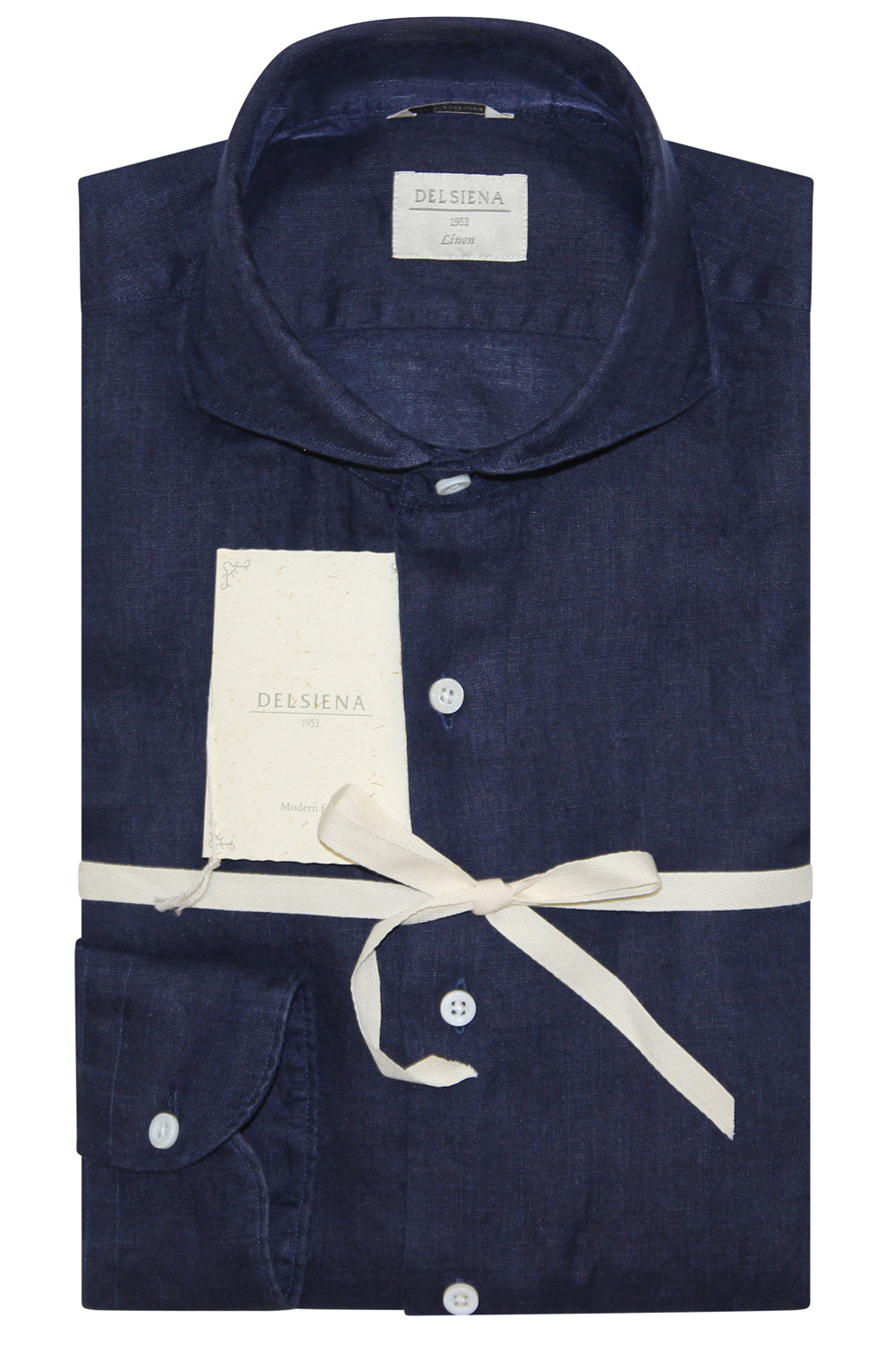 DEL SIENA Camicia in lino DEL SIENA