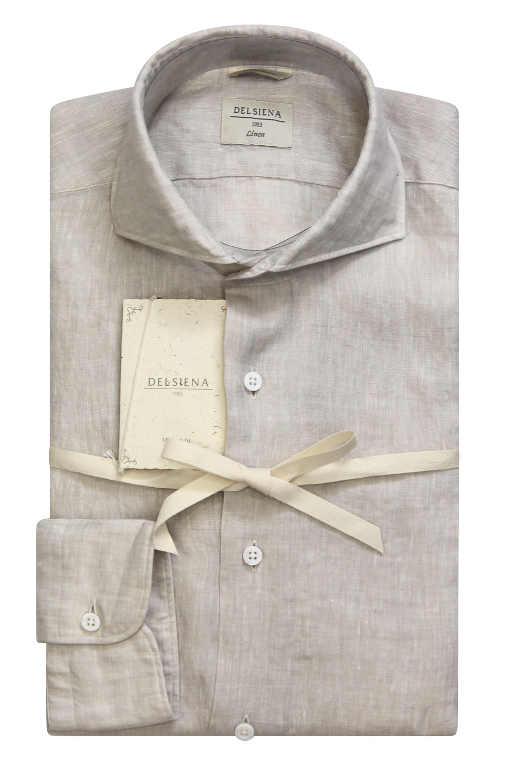 DEL SIENA Camicia in lino DEL SIENA