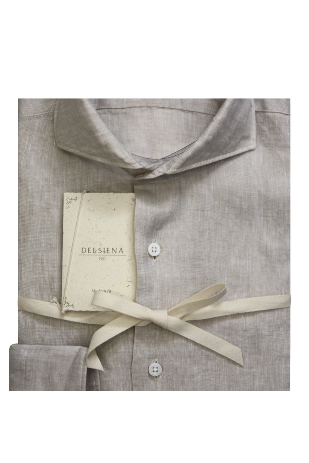 DEL SIENA Camicia in lino DEL SIENA