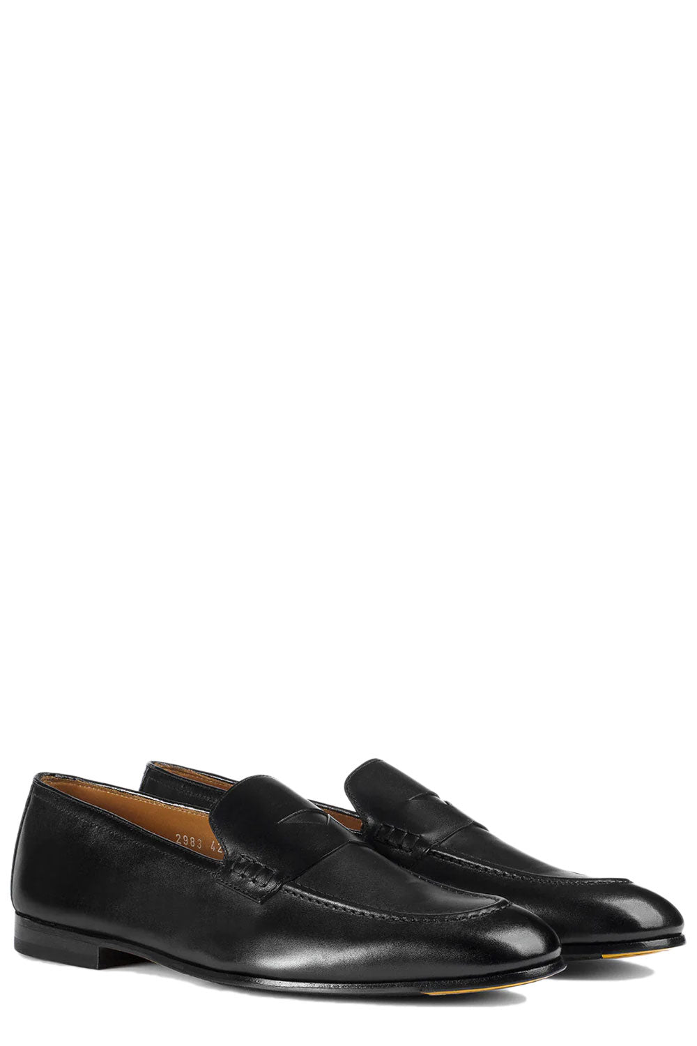 DOUCALS Mocassino in pelle nero