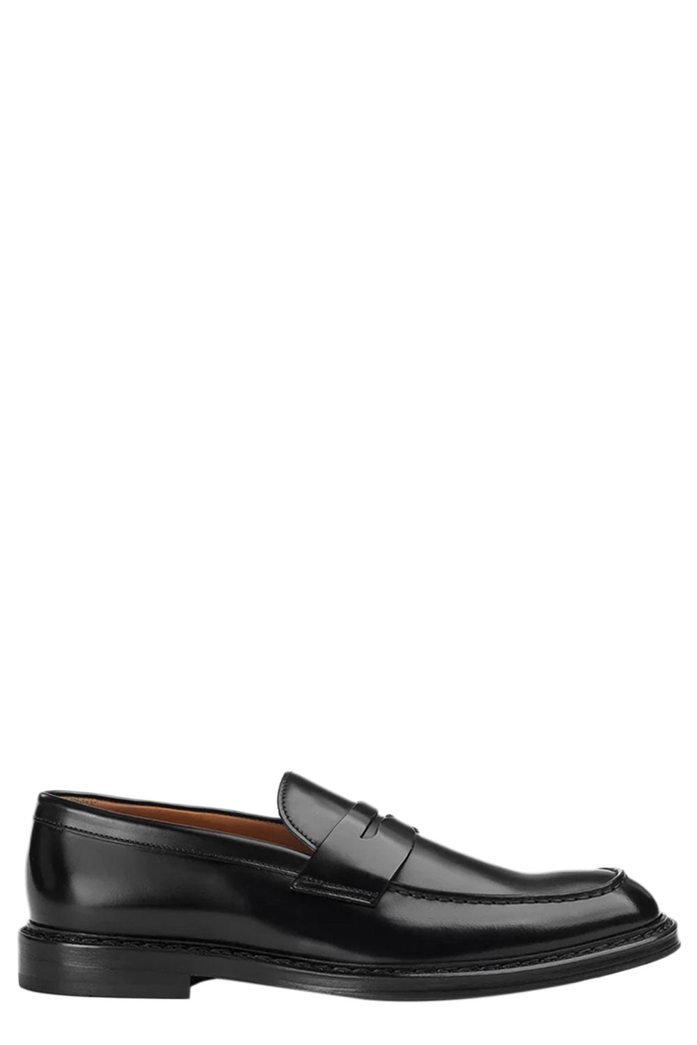 DOUCALS Mocassino in pelle total black