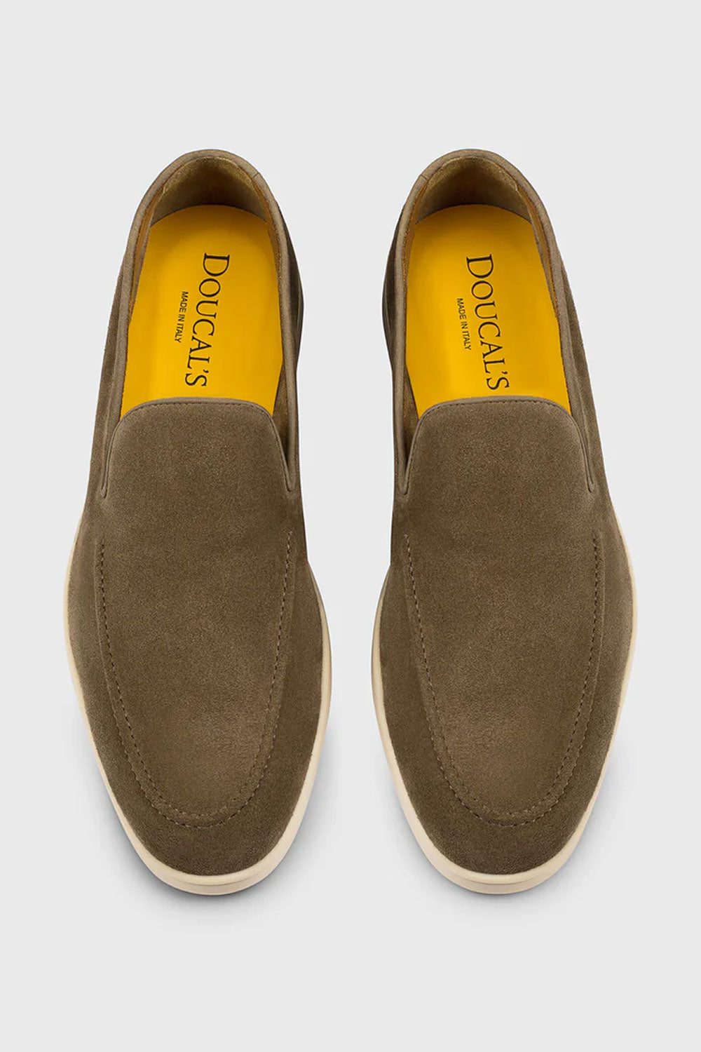 DOUCALS Mocassino in suede cacao