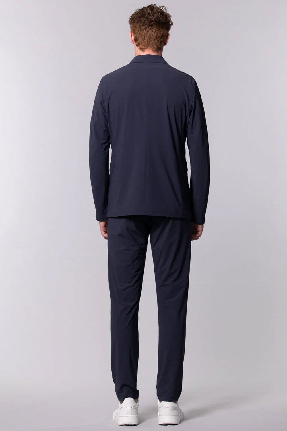 DUNO Giacca doppiopetto tessuto in maglia bstretch DUNO