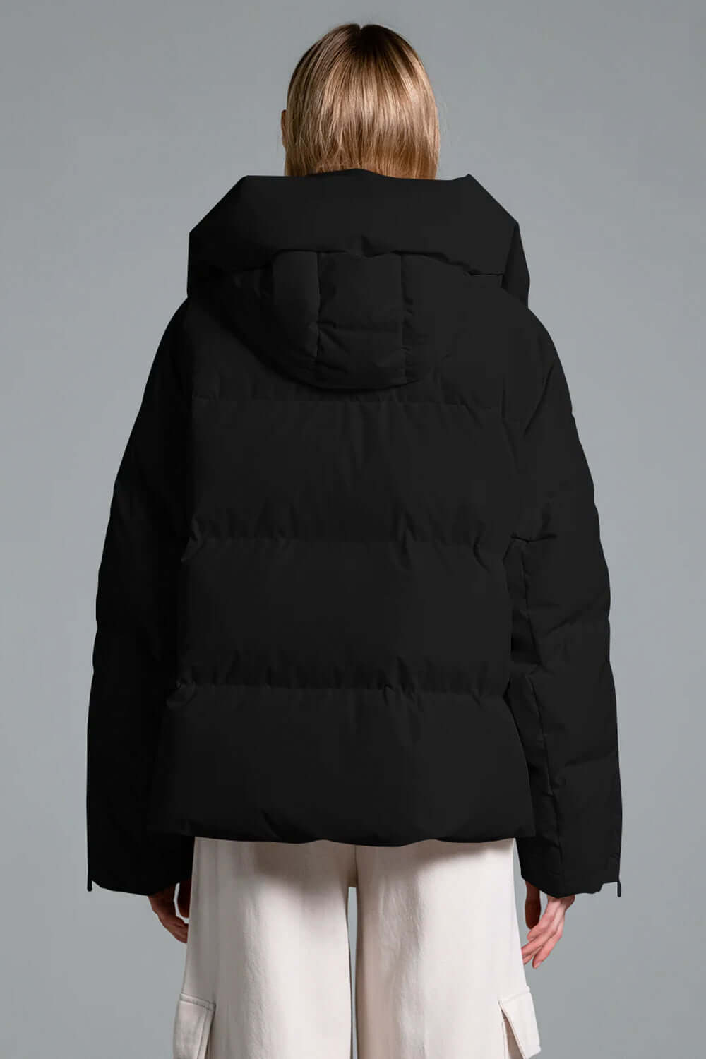DUNO Piumino oversize in tecnico Naoko