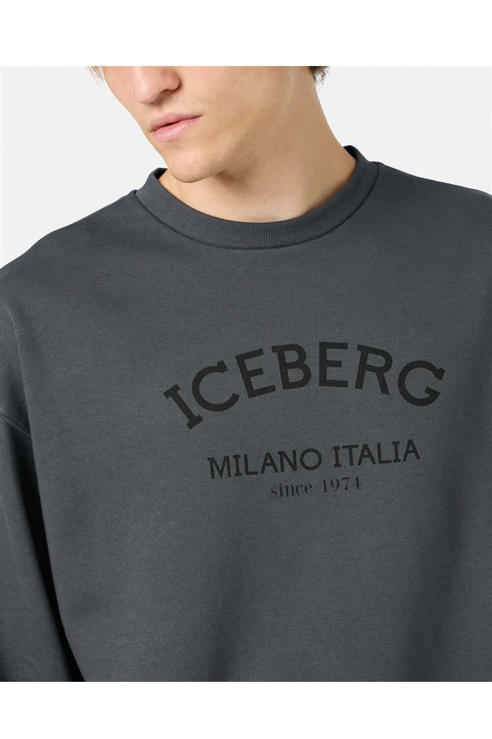 ICEBERG Felpa girocollo con logo Uncategorized ICEBERG