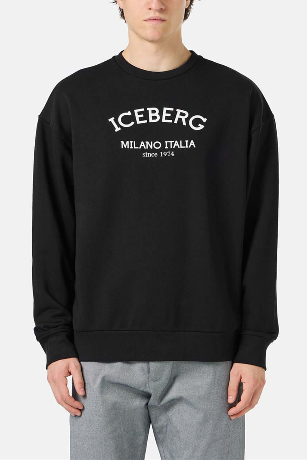 ICEBERG Felpa girocollo con logo Uncategorized ICEBERG