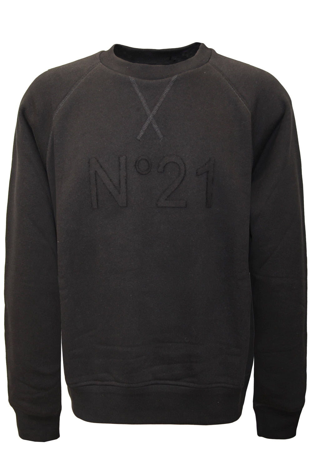 N21 Felpa con logo tono su tono N21