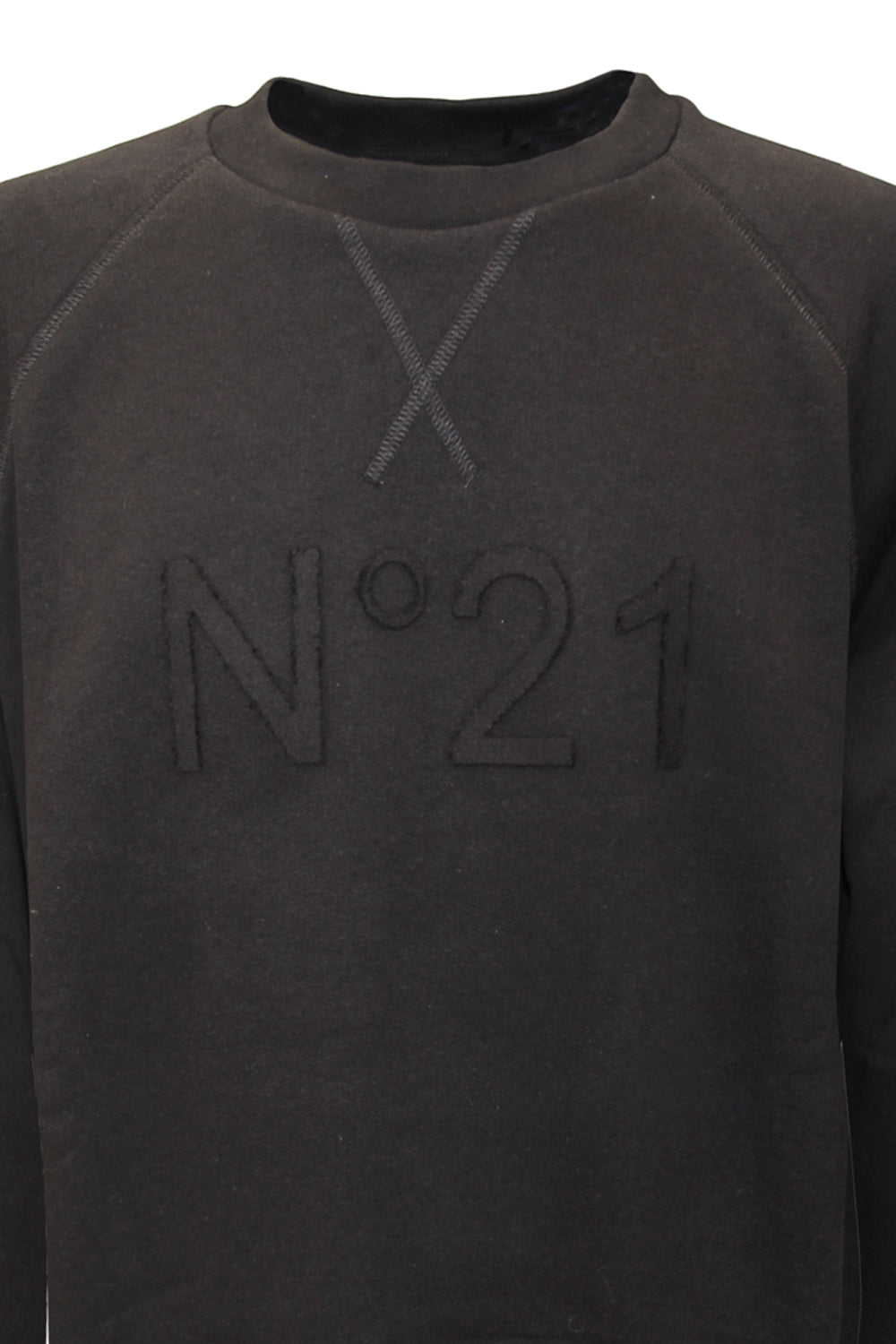 N21 Felpa con logo tono su tono