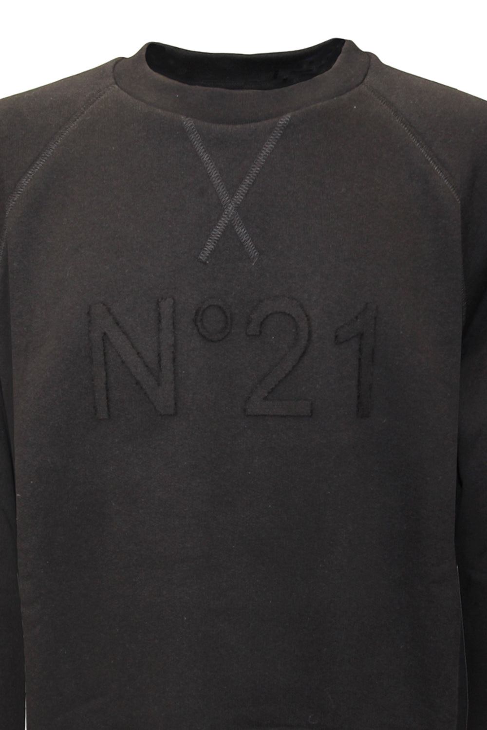 N21 Felpa con logo tono su tono N21