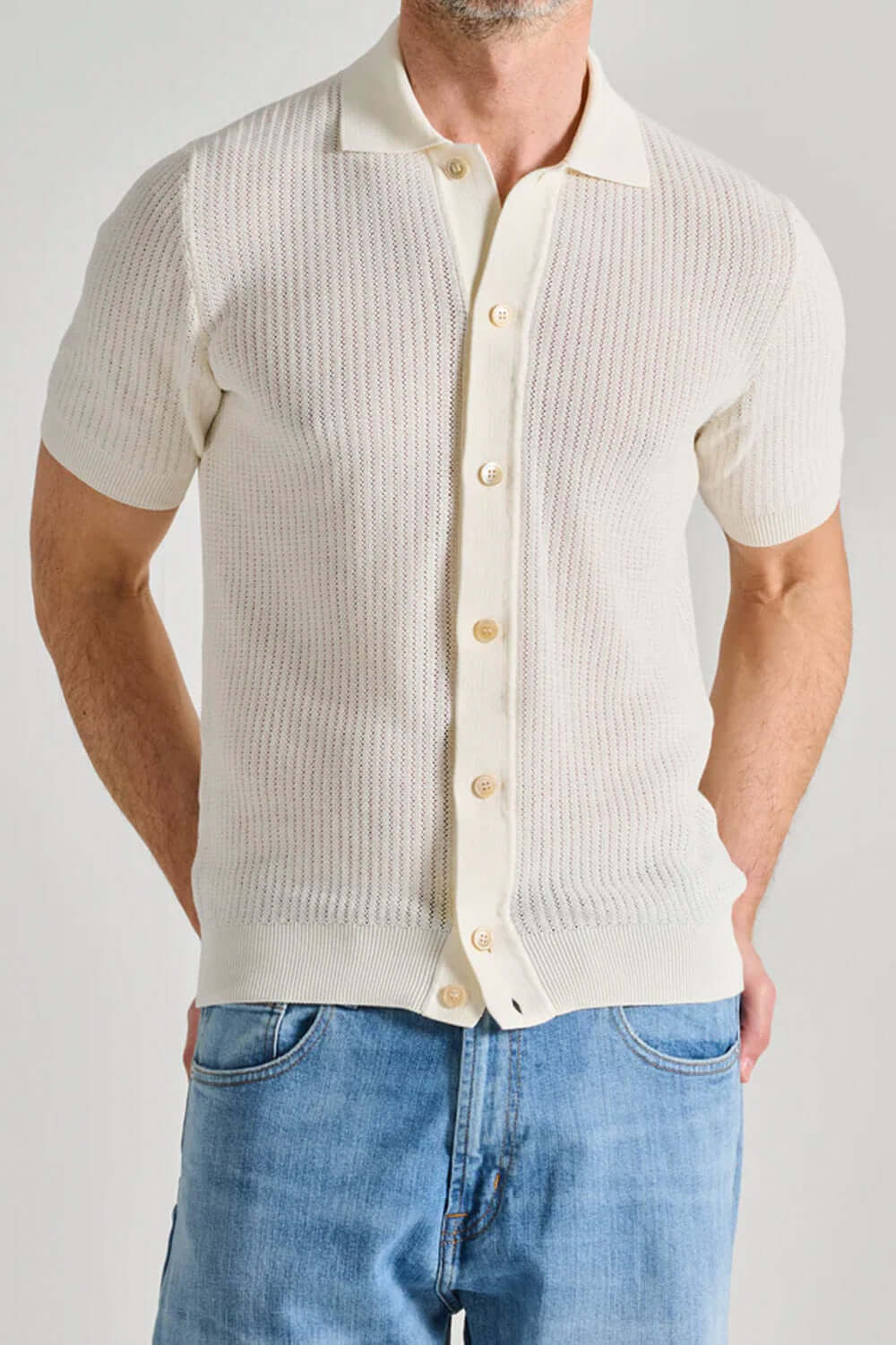 FILIPPO DE LAURENTIIS Camicia in maglia Uncategorized FILIPPO DE LAURENTIIS