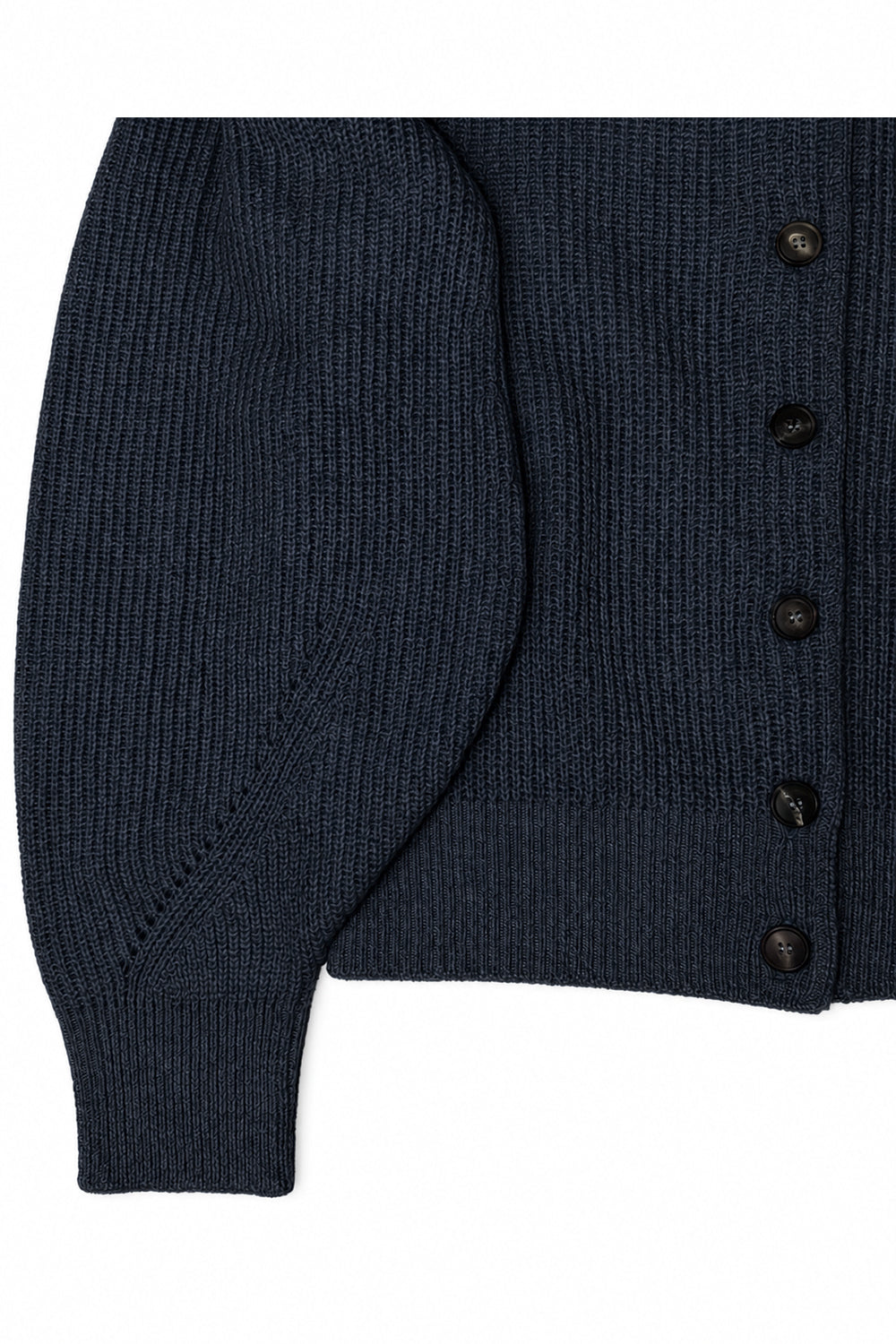 FILIPPO DE LAURENTIIS Cardigan a coste in lana e cashmere