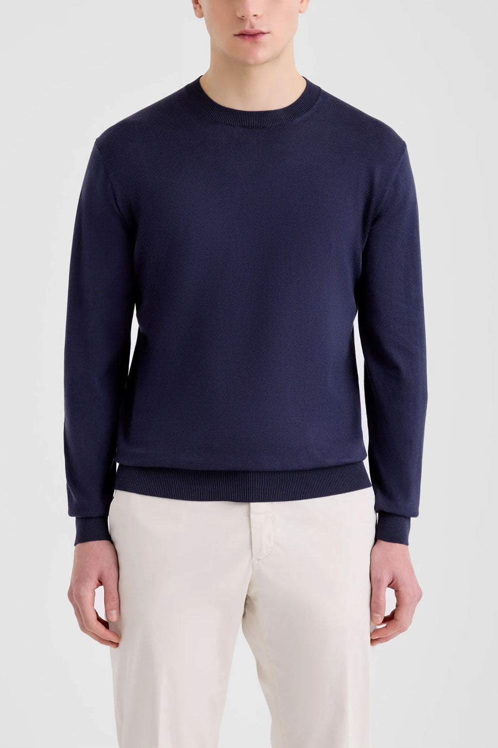 FILIPPO DE LAURENTIIS Maglia girocollo in cotone sublime